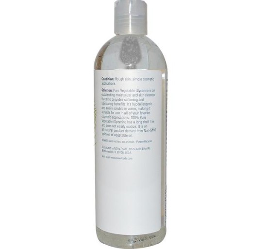 زيت الجلسرين ناو 473 ملل     Now Pure Vegetable Glycerine Solution 473 ml