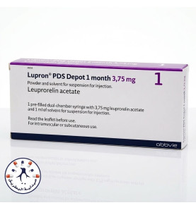 لوبرون بي دي إس ديبوت 1 شهر 3.75 مجم مسحوق ومذيب لمعلق للحقن | Lupron PDS Depot 1 month 3.75 mg Powder and Solvent for Injection   