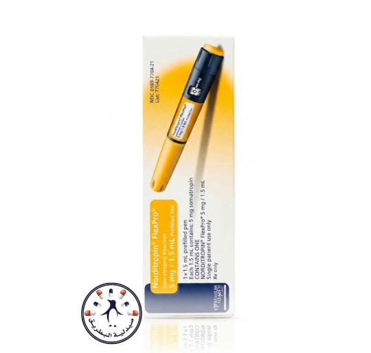 نوردتروبين فليكس برو 5 مجم / 1.5 مل قلم معبأ مسبقاً | Norditropin FlexPro 5 mg / 1.5 ml Prefilled Pen   