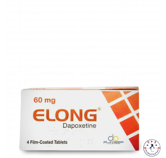 ايلونج دابوكستين اقراص لتأخير القذف عند الرجال  60 ملجم Elong 60mg 4 Tablets