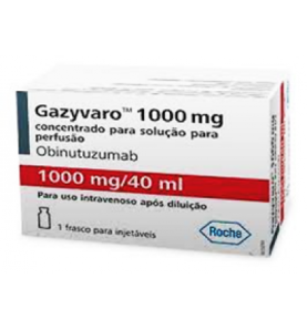 جازيفارو 1000 مجم / 40 مل فيال للحقن الوريدي – Gazyvaro 1000 mg / 40 ml IV Vial