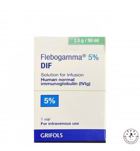 فيلبوجاما Flebogamma 5% DIF محلول للحقن الوريدي | علاج ضعف المناعة