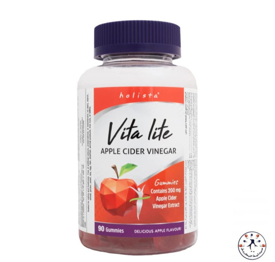 هوليستا فيتا لايت خل التفاح - 90 قطع حلوي