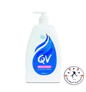 كيو في لوشن مرطب للبشرة الجافة والحساسة   QV Skin Lotion Replenish Your Skin, 500ml