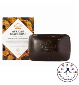 الصابون الأفريقي الأسود     Nubian Heritage African Black Soap Bar -142g