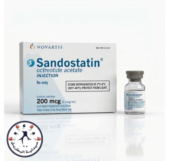 ساندوستاتين 200 ميكروغرام/مل 5 مل فيال حقن متعددة الجرعات | Sandostatin 200 mcg/mL 5 mL Multi-Dose Vial ساندوستاتين 200 ميكروغرام/مل 5 مل فيال حقن متعددة الجرعات | Sandostatin 200 mcg/mL 5 mL Multi-Dose Vial