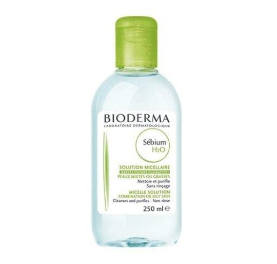 بيوديرما ماء منظف ومزيل مكياج للبشرة الدهنية والمختلطة 500 ملل     Bioderma Sebium H2O Purifying Cleanser, 250 ml